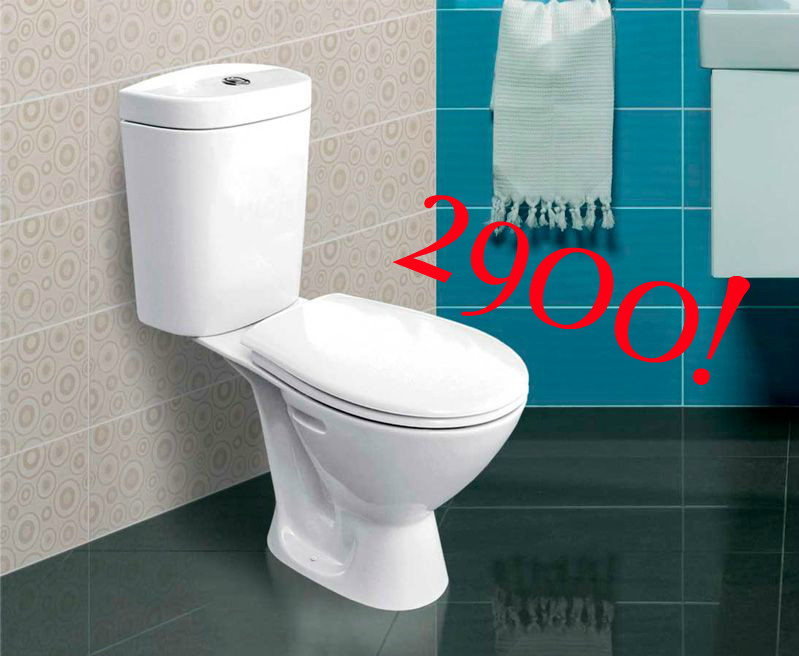 Унитаз-компакт за 2900!