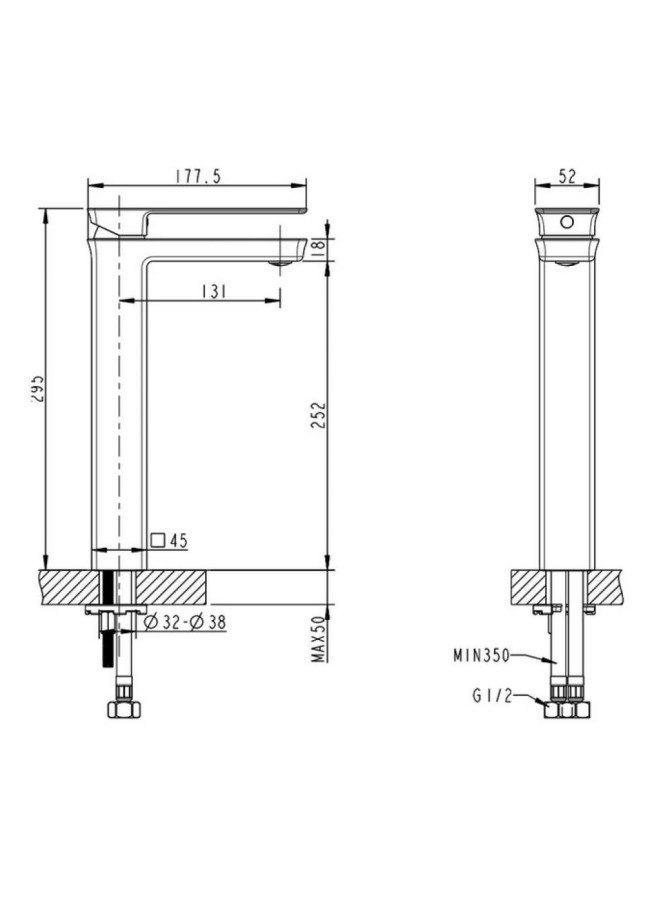 Bravat Phillis F156101C-A-ENG смеситель для раковины хром 35 мм