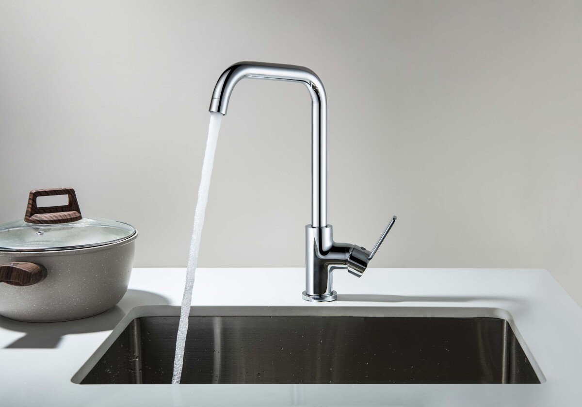 Aquatek Лугано AQ1781CR Смеситель для кухни Хром