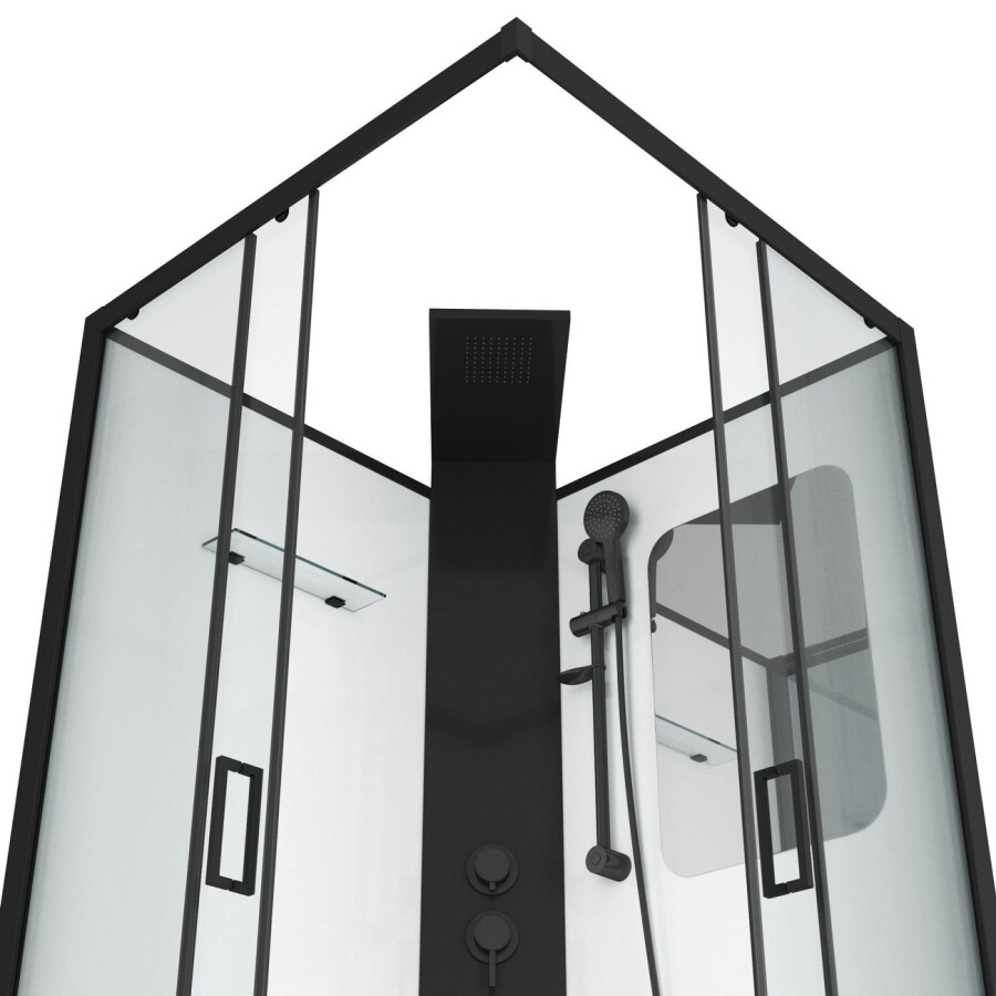 Душевая кабина Grossman Elegans GR251Q (90х90х217) дверь раздвижная,5 мест