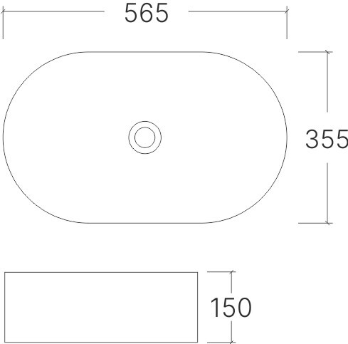 EvaGold раковина накладная белая 5219