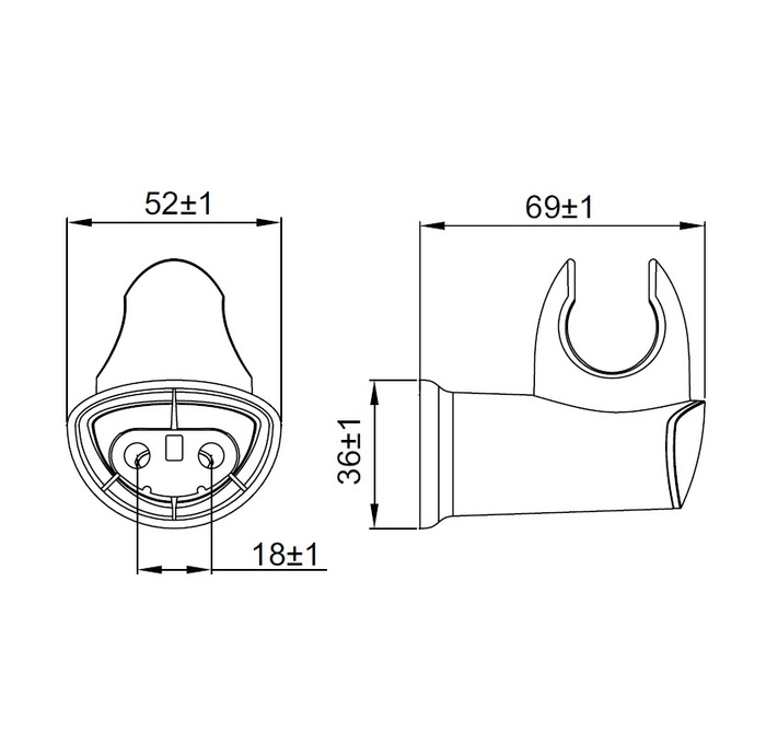 Iddis держатель для лейки 030CP00I53