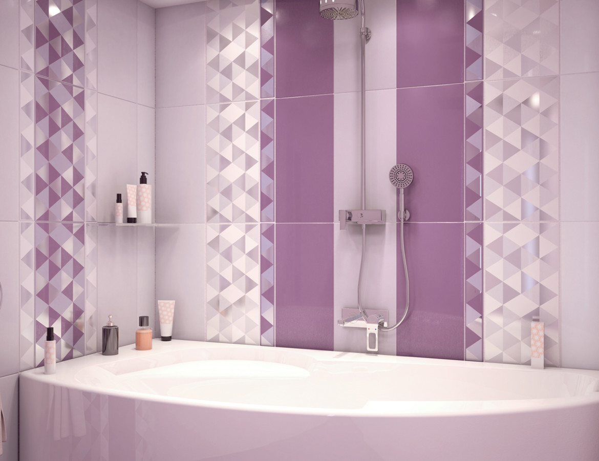 Декор настенный AltaCera Geometrica Gris 25x50 см