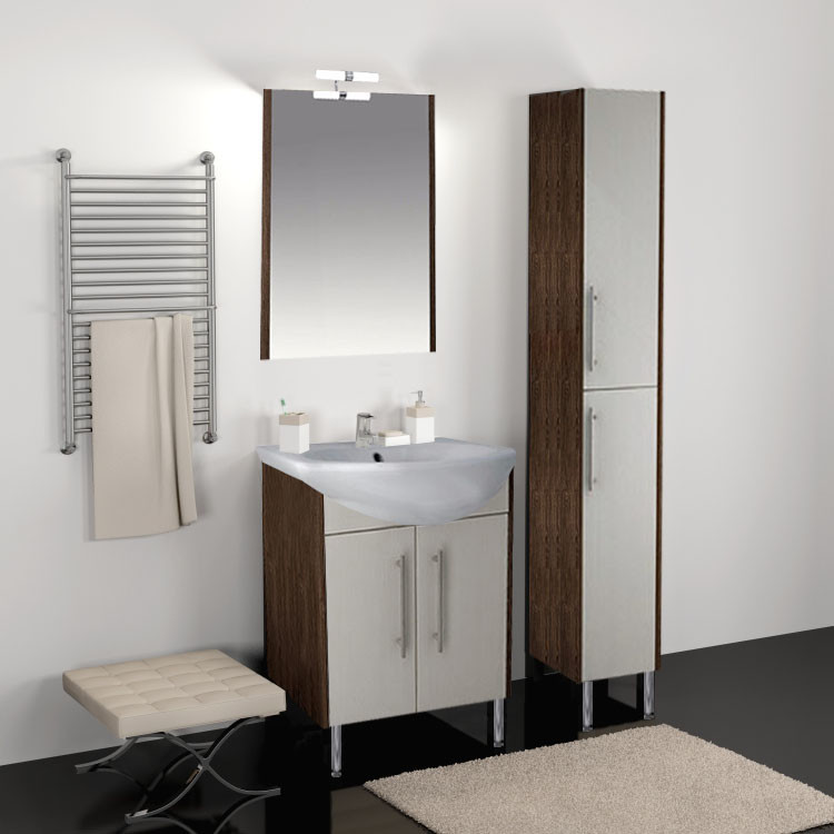 Triton Эко-Wood 60 тумба с умывальником дуб темный