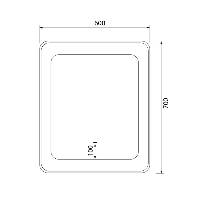 Iddis Esper зеркало с подсветкой 60 см ESP6000i98