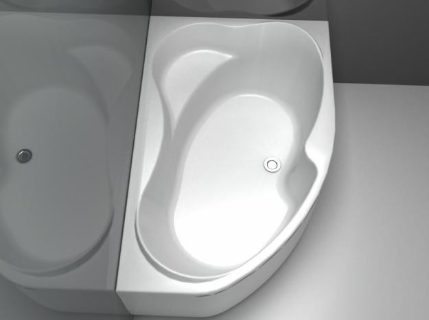 Aquanet Capri 170*110 ванна акриловая левая с каркасом 00205345