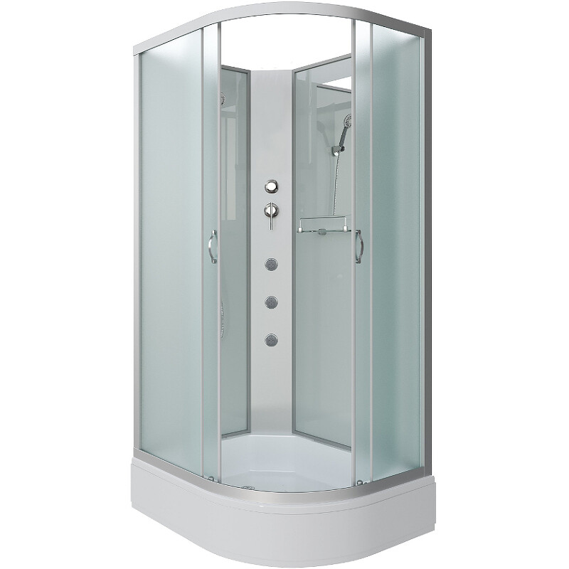 Niagara ЭКО NG 33394-14LBKG Душевая кабина 130x90 Левая Без крыши Гидромассаж 333944LBKG
