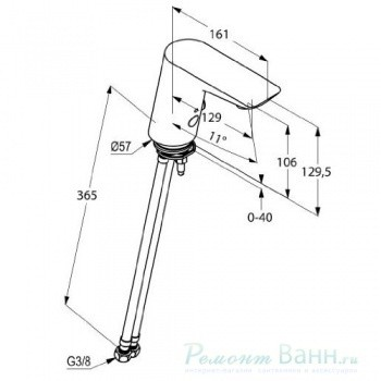 Kludi Balance смеситель для раковины сенсорный 5210005WR