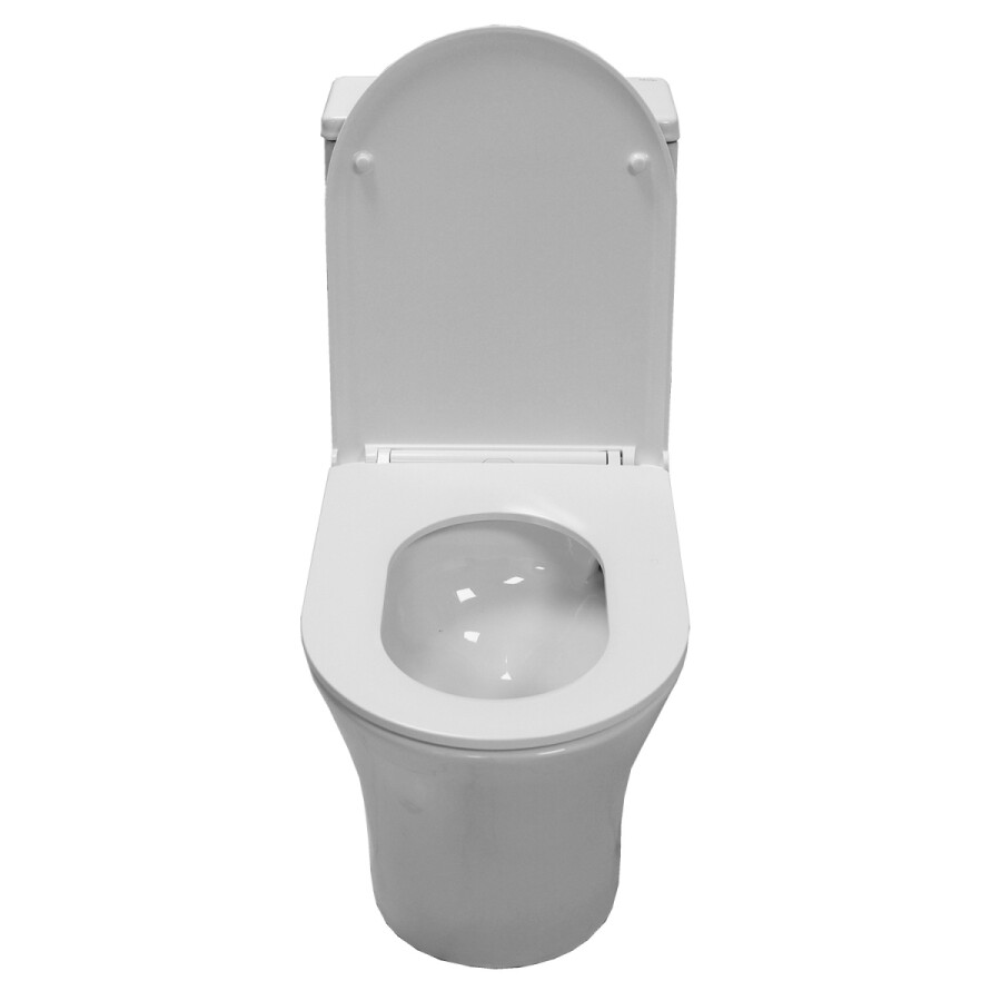 Унитаз-моноблок Azario Vally 690х360х760 напольный, слив "Торнадо", в комплекте с быстросъемным и сиденьем микролифт AZ-80687