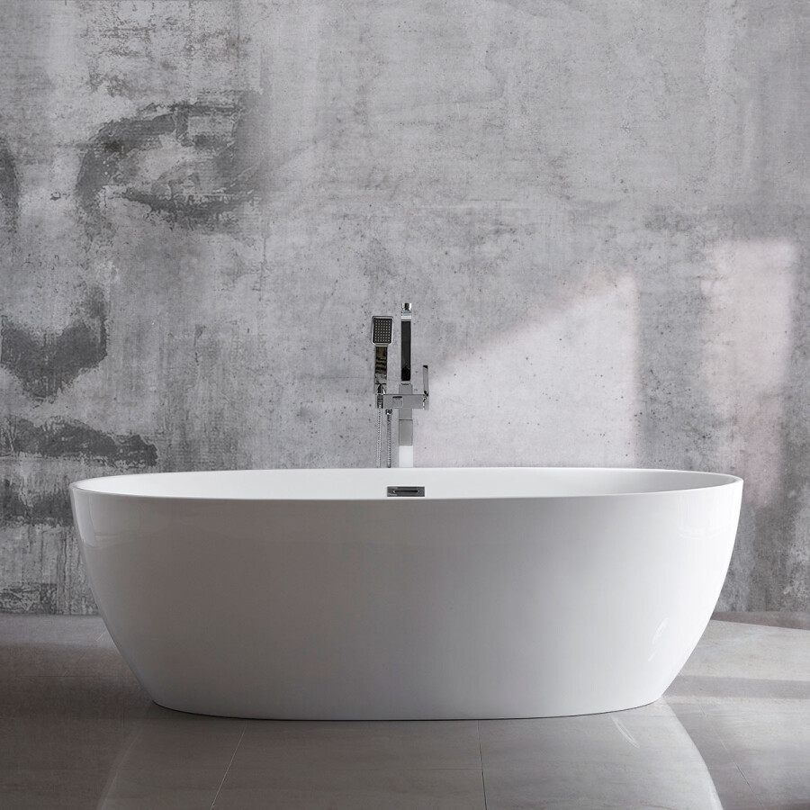Vincea VBT-405-1600 ванна акриловая овальная 160 см белая