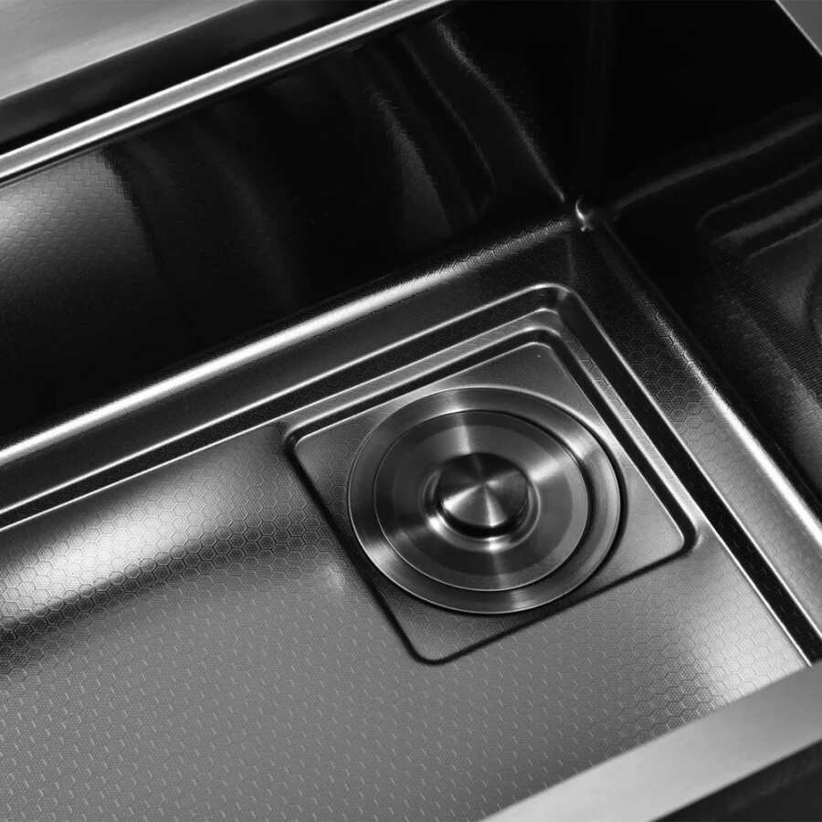 Gerhans мойка для кухни 1 мм, графит K37545BD Decor Графит