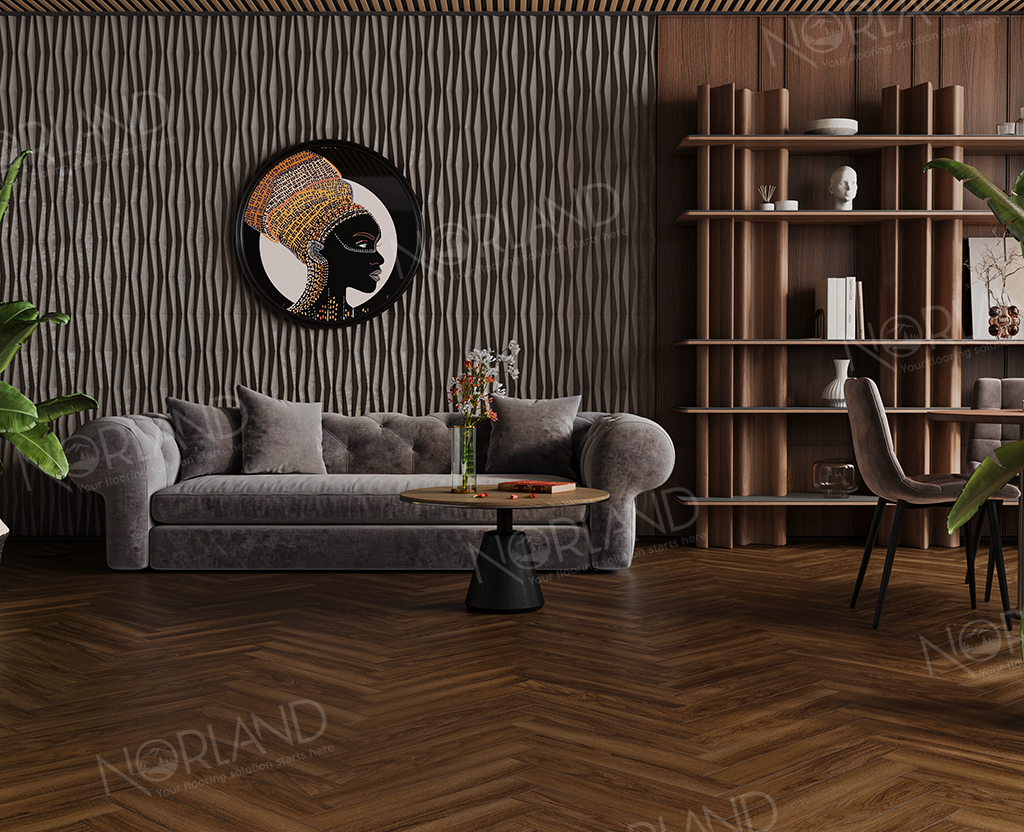 Ламинат Alpine Floor Norland Herringbone Elegant LF303-22 Дуб Треско 600х100х8 mm