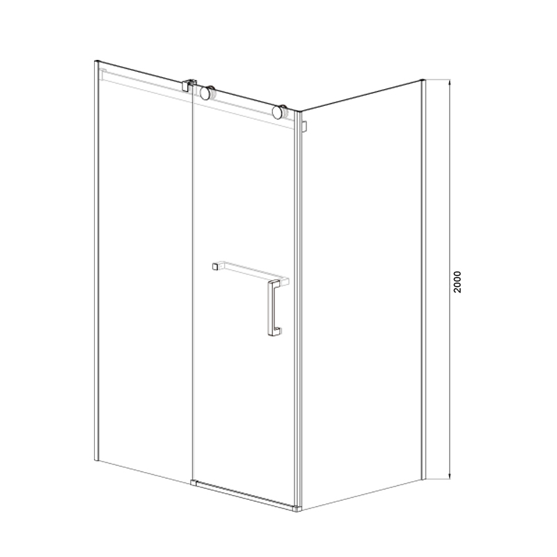 Azario Vancouver AZ-NKF1131L душевое ограждение 120*100*200