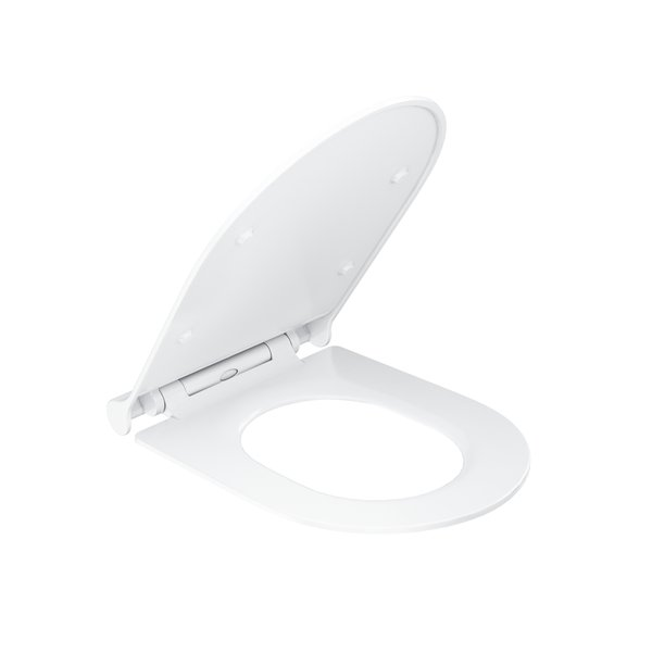 Сиденье для унитаза Uni Chrome Slim белое X01550