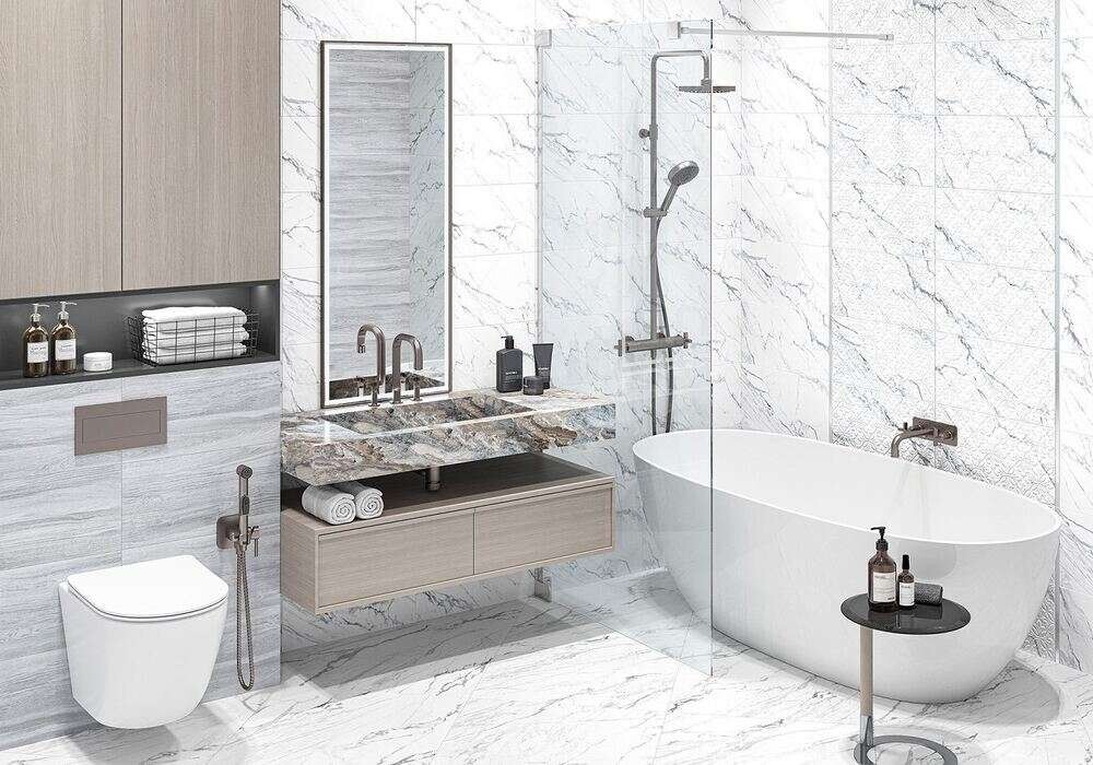 AltaCera Lima Calacatta плитка настенная 249*500 WT9LIM00