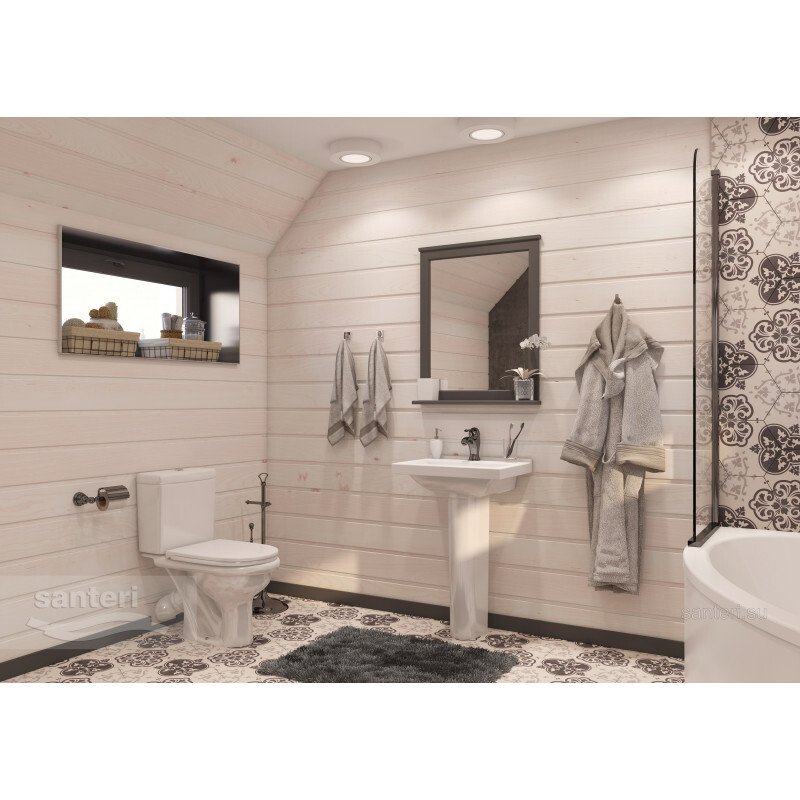 Santeri Визит 1.3115.3.S00.11B.0 + 1.3605.3.S00.00B.0 умывальник с пьедесталом