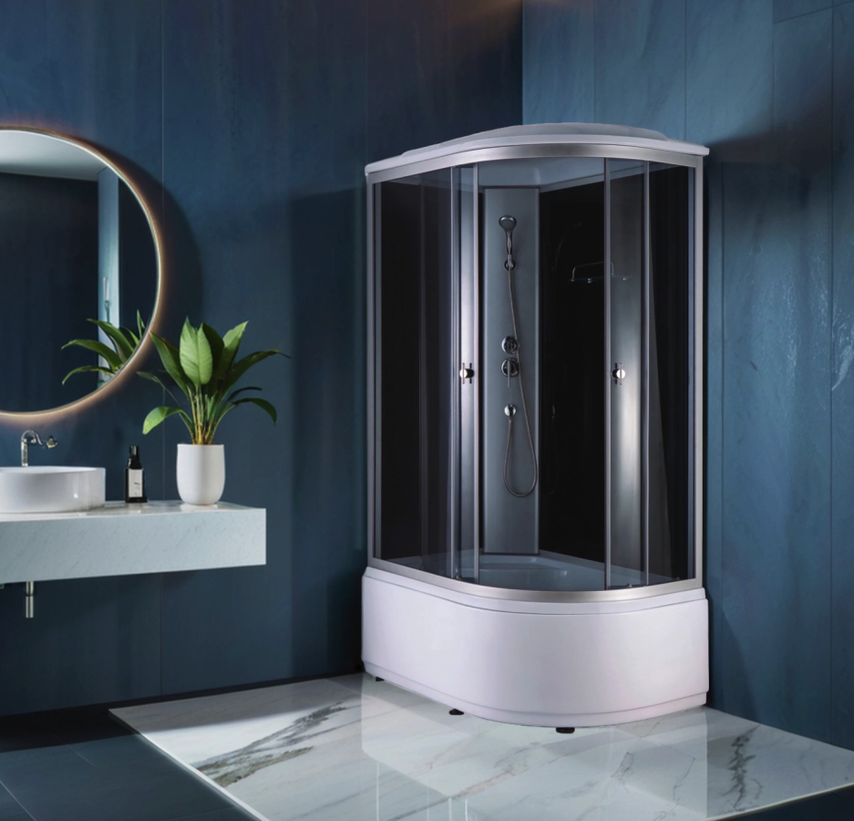 Душевая кабина Loranto 1200x800x2150 поддон 40 см Левая CS-886EATM/B-120