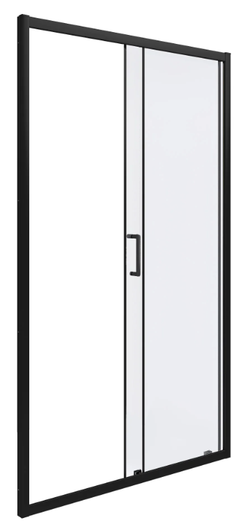 BAS Cube WTW-110-C-B душевая дверь в нишу 1100х1900 Черный КУ00026