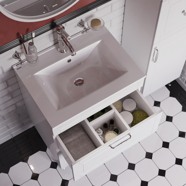 Iddis Oxford 80 тумба с раковиной OXF80W0i95K напольная