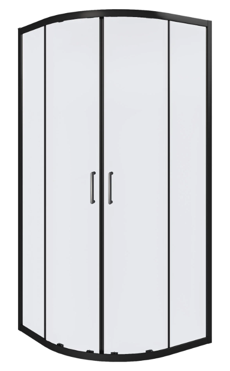 BAS Cube R-80-C-B душевое ограждение 800х800х1900 Черный КУ00016