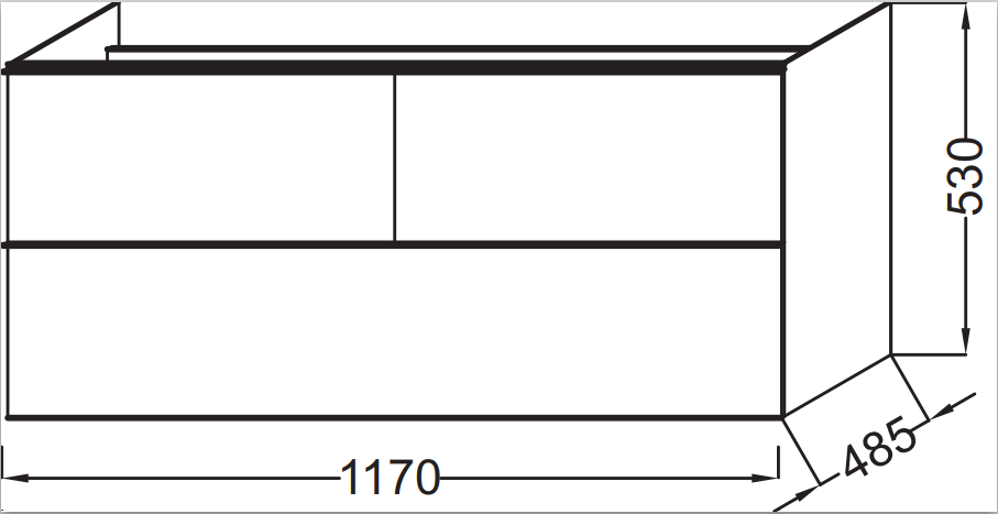 Jacob Delafon Odeon Up 120 тумба EB892RU-J5 под раковину E4730-00 подвесная