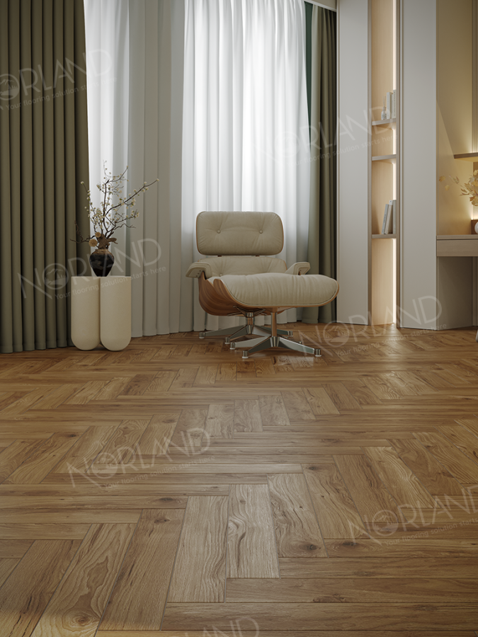 Ламинат Alpine Floor Norland Herringbone Elegant Strong LF304-18 Дуб Корсика 600х100х12 mm