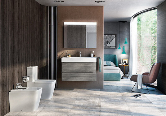 Roca Inspira Square 342537000 унитаз напольный