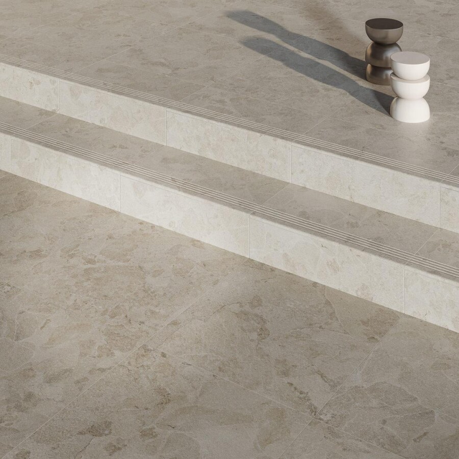 Керамический гранит Плинтус Kerama Marazzi Прованс Сплит бежевый матовый обрезной 60x9,5x0,8 KM6060G1261R8BT6