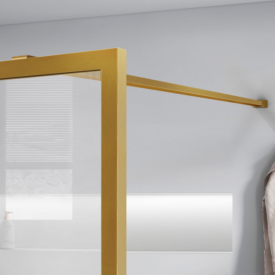 Vincea Walk-In душевая перегородка 80 см золото VSW-1HC800CFBG