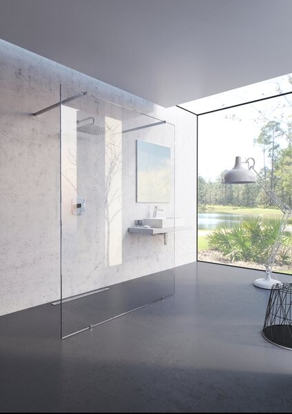 Ravak Walk-In Free 1200 x 2000 Неподвижная стенка Bright Alu+Transparent GW9FG0C00Z1