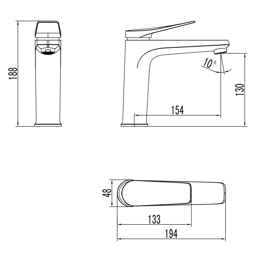 Lemark Bronx смеситель для раковины LM3737BL