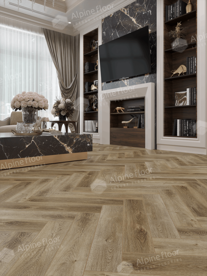 Alpine Floor Parqet LVT Кварцвиниловая плитка Дуб Целата ECO 16-35 590 х 118 х 2.5 mm