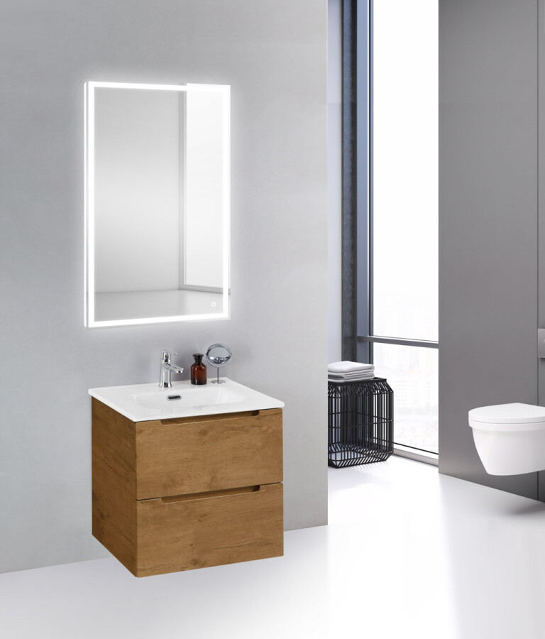 BelBagno ETNA39 50 см тумба с раковиной ETNA39-500/390-2C-SO-RN-P подвесная