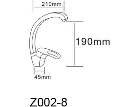 Rozzy Jenori Atlant Z002-8 смеситель для кухни хром