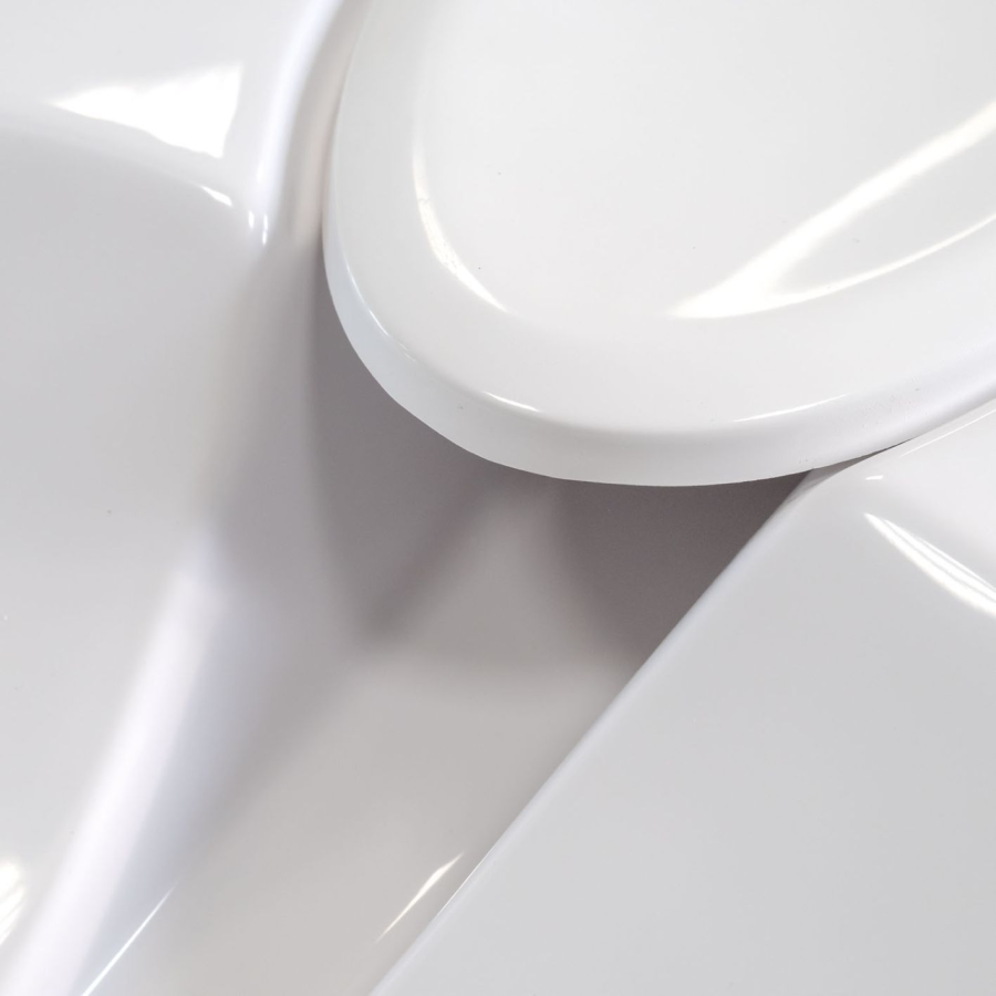 Mirsant Bella 60 раковина из литьевого мрамора над стиральной машиной УТ000101255