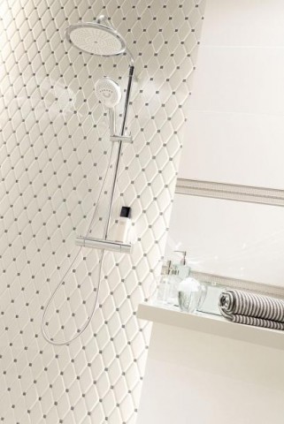 Tubadzin Abisso White 30x27 см мозаика настенная белая глянцевая