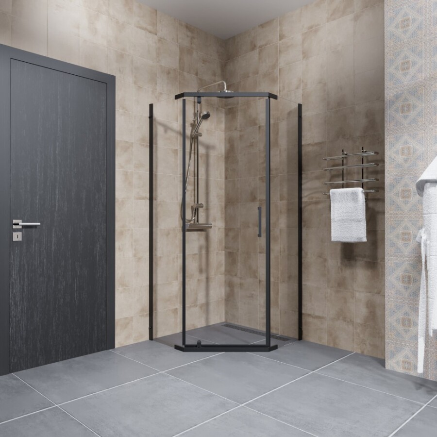 Triton Душевое Ограждение Дека-Блэк 100*100 Щ0000062934