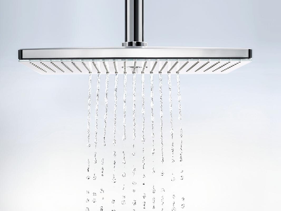 Hansgrohe Rainmaker Select Верхний душ 460 2jet с потолочным подсоединением хром-белый матовый 24004400