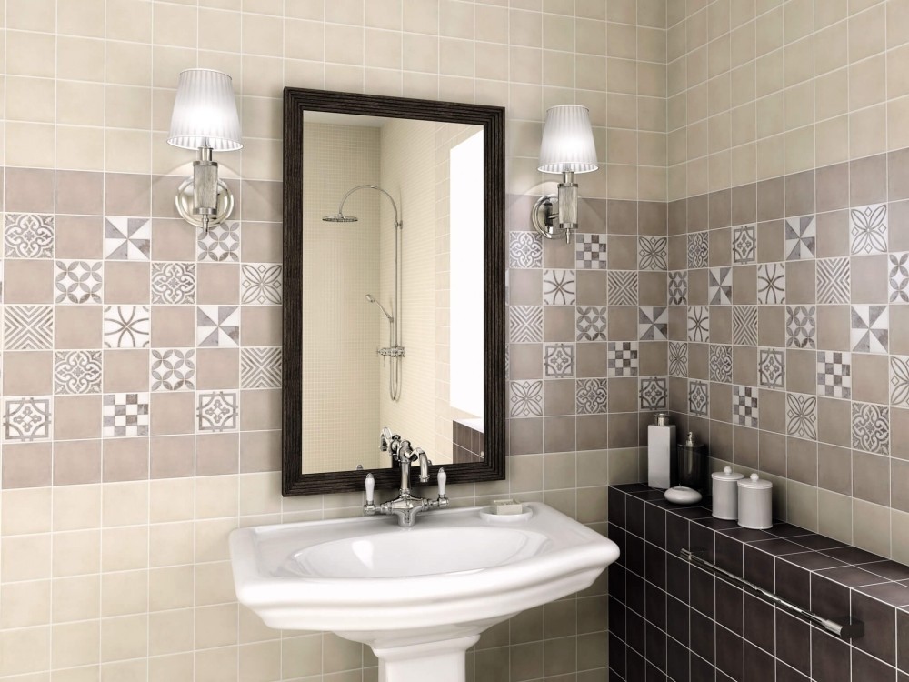 Kerama Marazzi Амальфи 10х10 см вставка напольная орнамент коричневая 4 STG\A404\1266