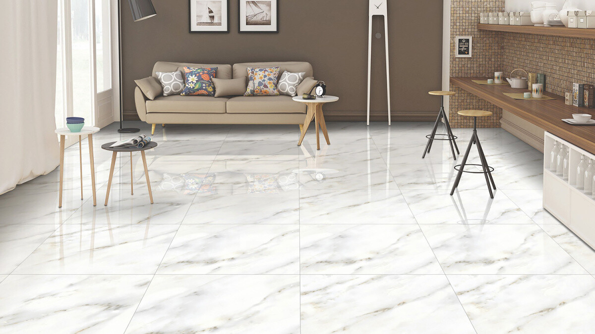 Керамогранит Azario Pavonaza White 60x60 Glossy P103082160G