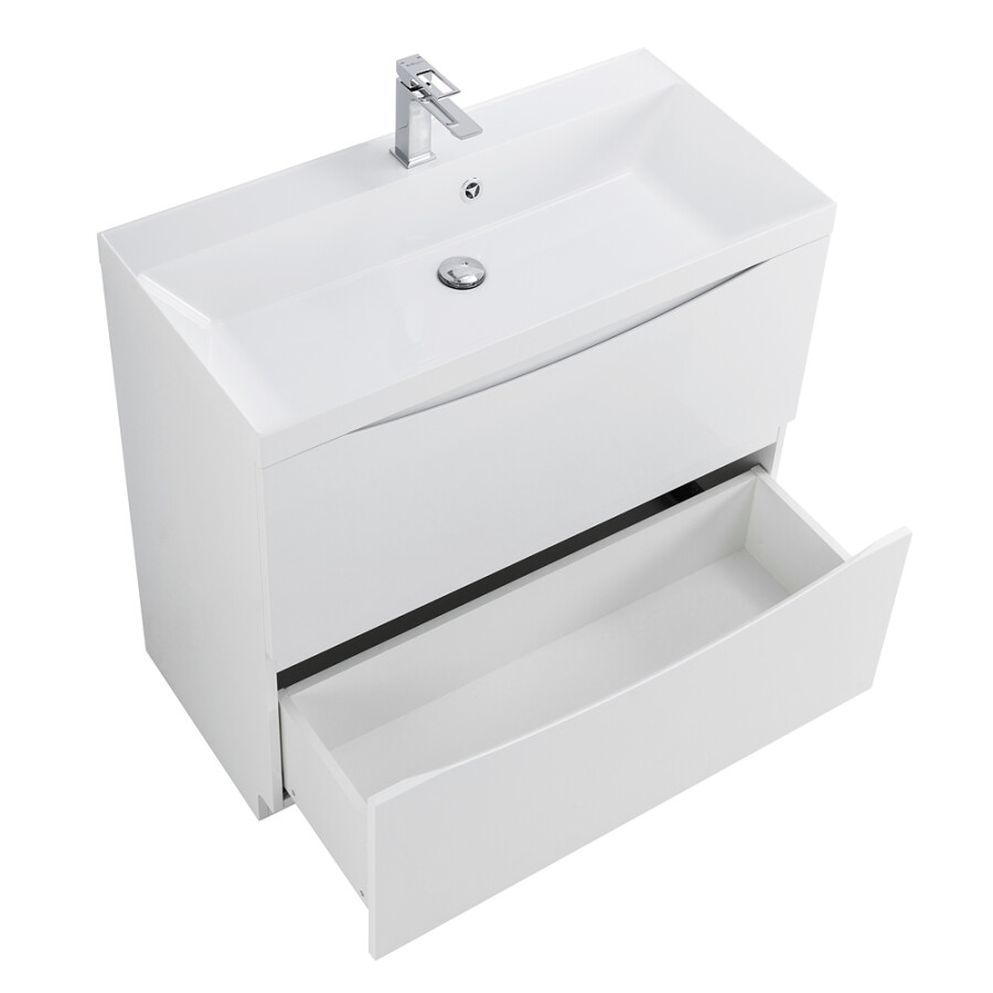 BelBagno MARINO-800-2C-PIA-BL-P тумба под раковину BB800/450-LV-MR-PR напольная