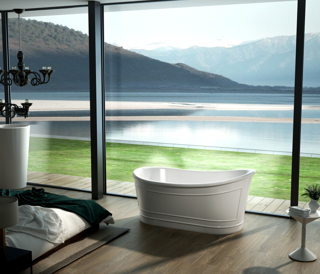 BelBagno BB32 167*90 ванна акриловая овальная
