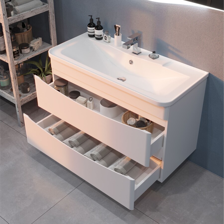 Mirsant Bravo 80 тумба с раковиной Adel УТ000087291