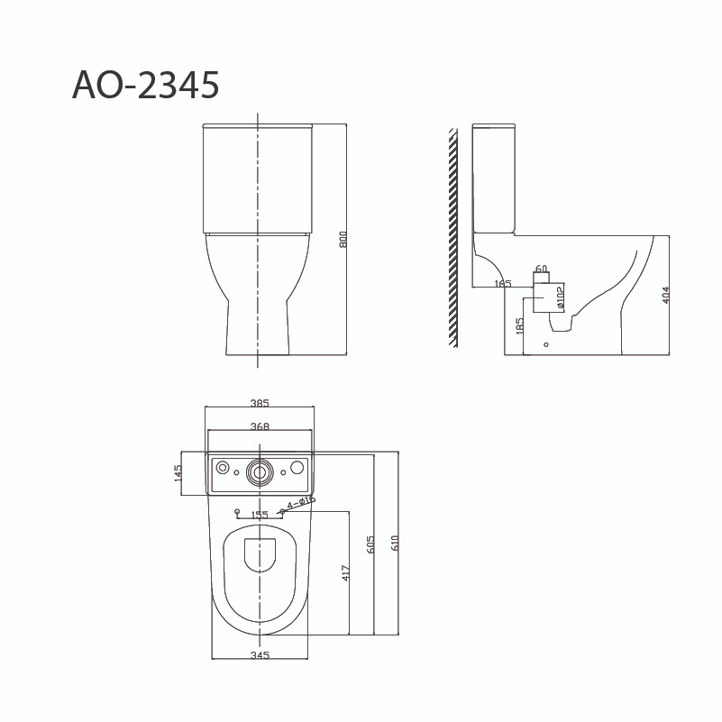 Triton Astro AO-2345 унитаз-компакт безободковый, с сиденьем-микролифт Щ0000058891