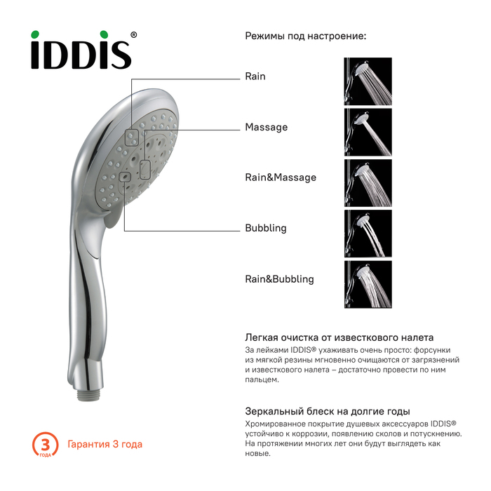 Iddis 5F душевая лейка A10161