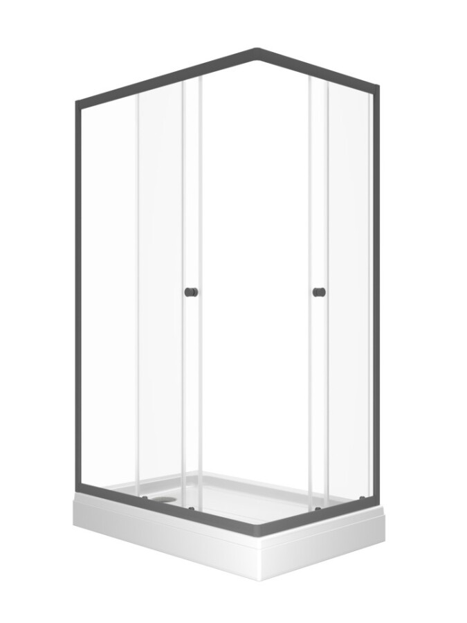 Triton Душевое Ограждение Вента-Графит 120*80 Щ0000079308