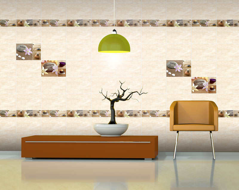 Нефрит Гармония 20х30см плитка настенная бежевая