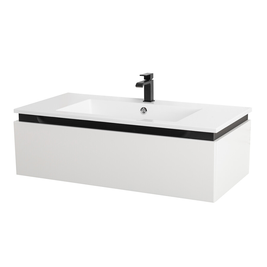 CEZARES SLIDER-1000-1C-SO-BO База под раковину подвесная с одним выкатным ящиком 996x476x299 мм