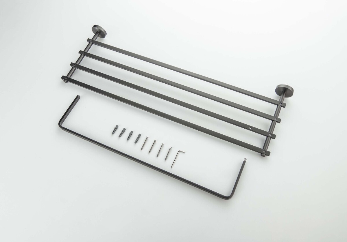 Aquatek Бетта AQ4615BGM Полка для полотенец Оружейная сталь