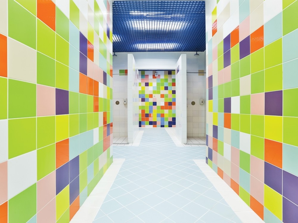 Kerama Marazzi Калейдоскоп 20х20 см плитка настенная матовая ярко желтая 5109